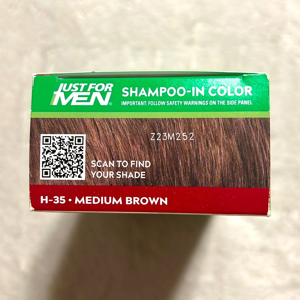 JUST FOR MEN. Medium Brown Shampoo-In Color - Picture 5 of 5